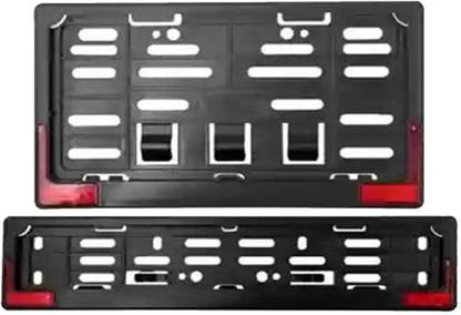 Vagary Bike Number Plate Frame with Reflector (Stander Size For All Bikes) _068 Bike Number Plate