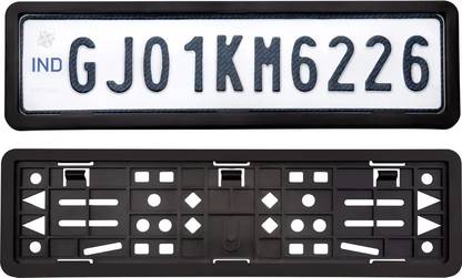 carbox Car Number Plate Frame For HSRP Number Plate Protection your Car.Fit For All Car Number Plate