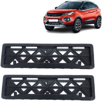 MotoshozX HSRP Frame Cover 2 pcs For Front Back For Tata Nexon Car Number Plate
