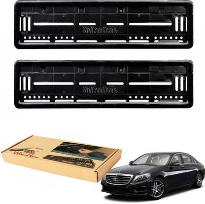 WolkomHome car number plate frame High Security Registration Plates Holders frame for S500 Car Number Plate