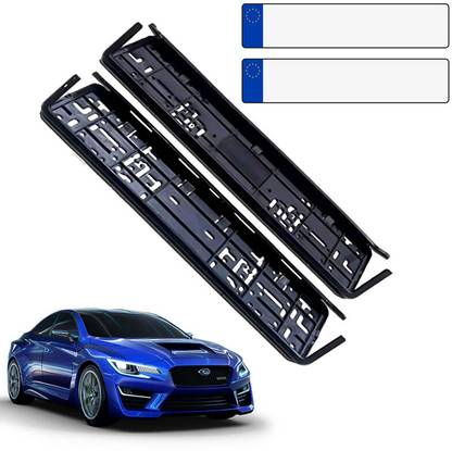 AUTO PEARL Car Number Registration Plate Holder Front-Back Compatible with Subaru WRX Car Number Plate