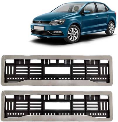 Kingsway kkmchnpf00154 Chrome Number Plate Frames Registration Plate Holder Car Number Plate