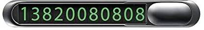 Merish Car Temporary Parking Card Number Plate Mobile Number Display for Car Car Number Plate