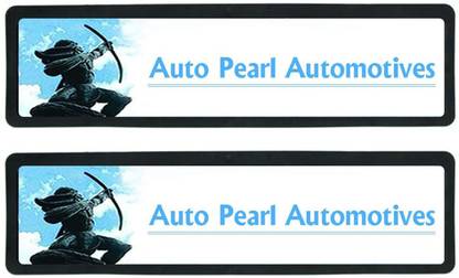 AUTO PEARL Easy4Buy ABS Car Number Plates Frame Front and Back Car Number Plate