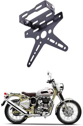 AutoTiger Bike License Number Plate Frame Holder Tail Tidy (Black) Bike Number Plate A-275 Bike Number Plate