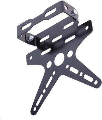 Voddmars Bike License Number Plate Frame Holder Tail Tidy (Black) Bike Number Plate Y0609 Bike Number Plate