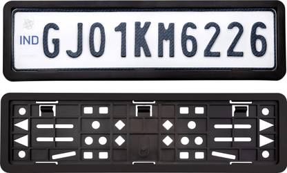 JAY BALAJI Car Number Plate Frame Front and Back Side Car Number Plate