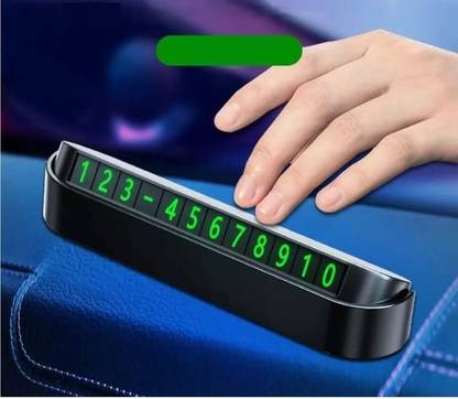 Chromoto Car Mobile Number Display Car Number Plate