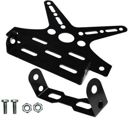 Becart Bike License Number Plate Frame Holder Tail Tidy (Black) Bike NumberPlate P2073 Bike Number Plate