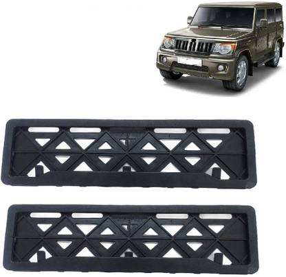 MotoshozX HSRP Frame Cover 2 pcs For Front Back For Mahindra Bolero Car Number Plate