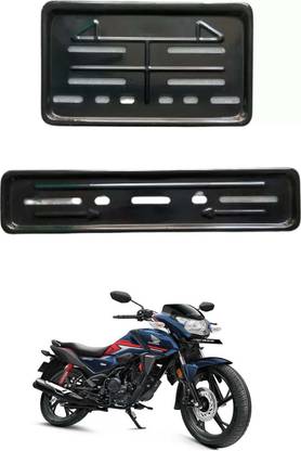 E-Shoppe Bike Number Plate Frame (Front & Back) For SP 125 Bike Number Plate