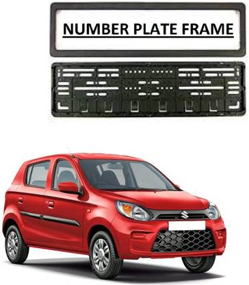 AutooNation Car Number Plate Protect Frame Cover (set of 2) For Maruti Suzuki Alto 2019 Car Number Plate