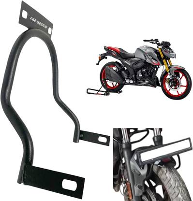 Dhe Best Bike Front Fender Eliminator Number Plate Holder For Apache RTR 160 4V Bike Number Plate