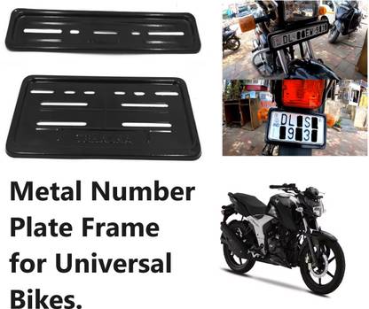 SRPHERE Bike Number Plates metal frame Front and Back for TVS Apache RTR 160 4V Bike Number Plate