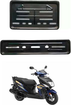 E-Shoppe Bike Number Plate Frame (Front & Back) For Ray ZR Bike Number Plate