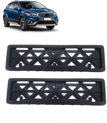 MotoshozX HSRP Frame Cover 2 pcs For Front Back For Maruti Suzuki S cross Car Number Plate