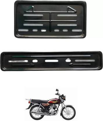 E-Shoppe Bike Number Plate Frame (Front & Back) For Crux Bike Number Plate