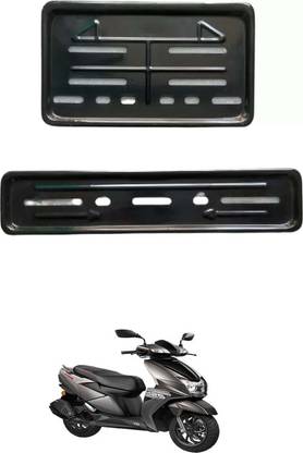 E-Shoppe Bike Number Plate Frame (Front & Back) For Ntorq 125 Bike Number Plate
