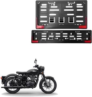 Vagary Bike Number Plate Frame with Reflector (Stander Size For All Bikes) _181 Bike Number Plate