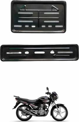 E-Shoppe Bike Number Plate Frame (Front & Back) For YBR 110 Bike Number Plate