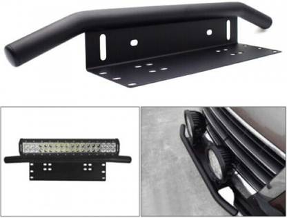 Alco Car Front Bumper License Plate Mount Bracket Holder for Off-Road LED Light Bar Car Number Plate
