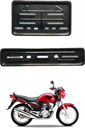 E-Shoppe Bike Number Plate Frame (Front & Back) For Alba Bike Number Plate
