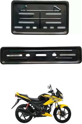E-Shoppe Bike Number Plate Frame (Front & Back) For Stunner CBF Bike Number Plate