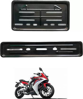 E-Shoppe Bike Number Plate Frame (Front & Back) For CBR 650F Bike Number Plate
