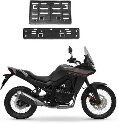 Aayatouch Bike Number Plate Frame (Standard Size for All Bikes) (Front & Back) -0009 Bike Number Plate