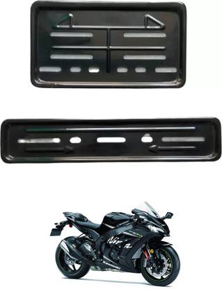 E-Shoppe Bike Number Plate Frame (Front & Back) For Ninja ZX-10R Bike Number Plate