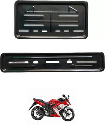 E-Shoppe Bike Number Plate Frame (Front & Back) For R15 s Bike Number Plate