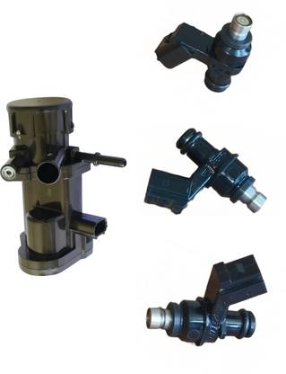 Royal Combo Set of Fuel Pump Assembly & Fuel Injector of Honda Activa 6G Models Inline Oil Filter