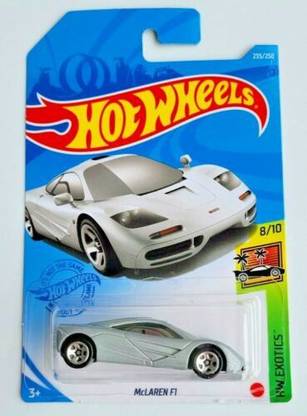 Mattel hotwheels Mclaren f1 (silver) pack of 1