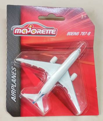 Majorette Airplane Boeing 787-9 White from Airplanes Series One Piece Toy Plane