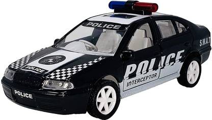 SABIRAT S.W.A.T. Police Interceptor Car For Kids, Pull Back Action, Door Openable
