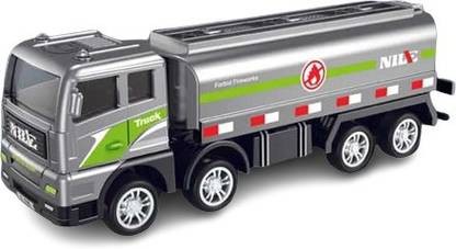SR Toys Exclusive Unbreakable Tanker Engineering Frictions Power Truck Toy For Kids