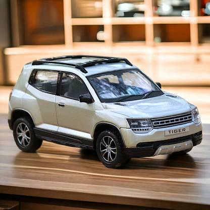 SABIRAT Pull Back Tiger Car For Kids, No Sharp Edge, Excellent Body Graphics