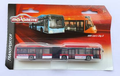 Majorette BUS MAN LION CITY'S G, RED COLOR