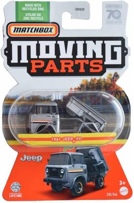 MATCHBOX 1961 JEEP FC DIECAST TOY VEHICLE 1 PIECES