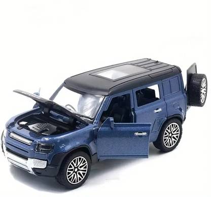Aganta Land Rover Defender Simulation Metal Car - Realistic Openable Doors and Dynamic