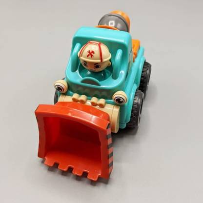 venimall Cartoon Truck Toys for Boys - Pack of Excavator Truck, Backhoe Vehicle