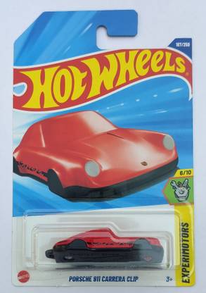 HOT WHEELS C4982 EXPERIMOTORS 6/10 PORSCHE 911 CARRERA CLIP TOY CAR