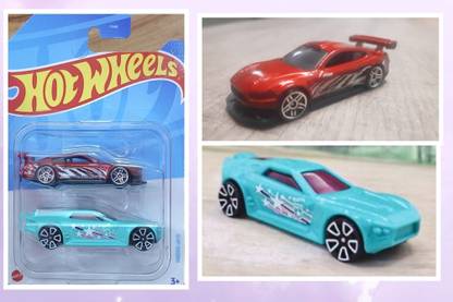 HOT WHEELS NISSAN SILVIA {S15} + BULLET PROOF,DIE-CAST TOY CAR,PACK OF 2