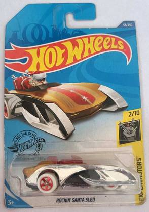 HOT WHEELS ROCKIN SANTA SLED 2/10