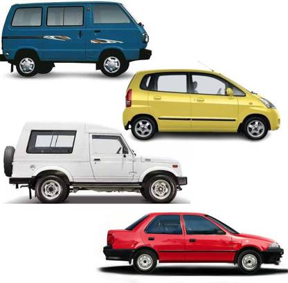Mahadev ji Pullback Maruticars set for kids|OpenableDoors|set of 4|(van,esteem,gypsy,zen)