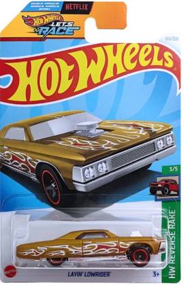 HOT WHEELS LAYIN' LOWRIDER HW REVERSE RAKE,DIE-CAST TOY VEHICLE