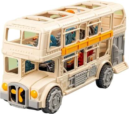 Skstore Kid Electric Universal Wheel Gear Bus Light Music Automatic Obstacle