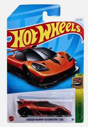 HOT WHEELS GORDON MURRAY AUTOMOTIVE T.50s,DIE-CAST TOY CAR AGE 3Y+