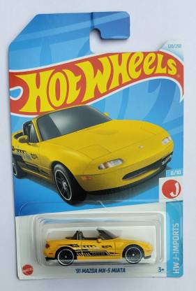 HOT WHEELS HW J-IMPORTS 6/10 91 MAZDA MX-5 MIATA TOY CAR