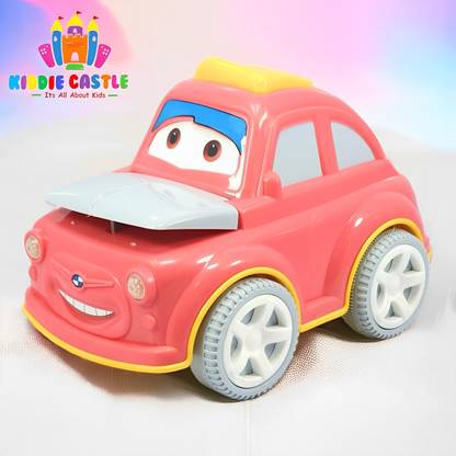 Kiddie Castle Friction Powered Boogey Racer Car With Bonet Open When Running